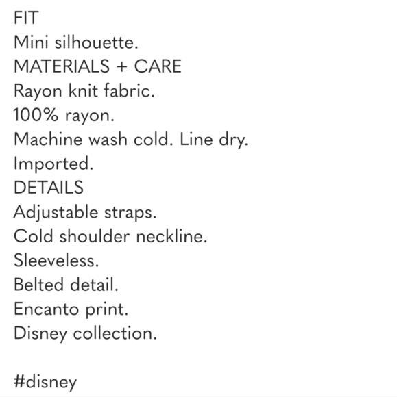 Torrid Disney Collab Encanto Cold Shoulder Colorful Sz. 1 1X 14-16 Dress NWT - Picture 2 of 16